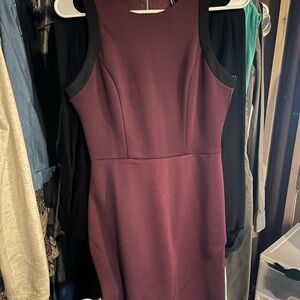 Forever 21 Burgundy and Black Mini Dress